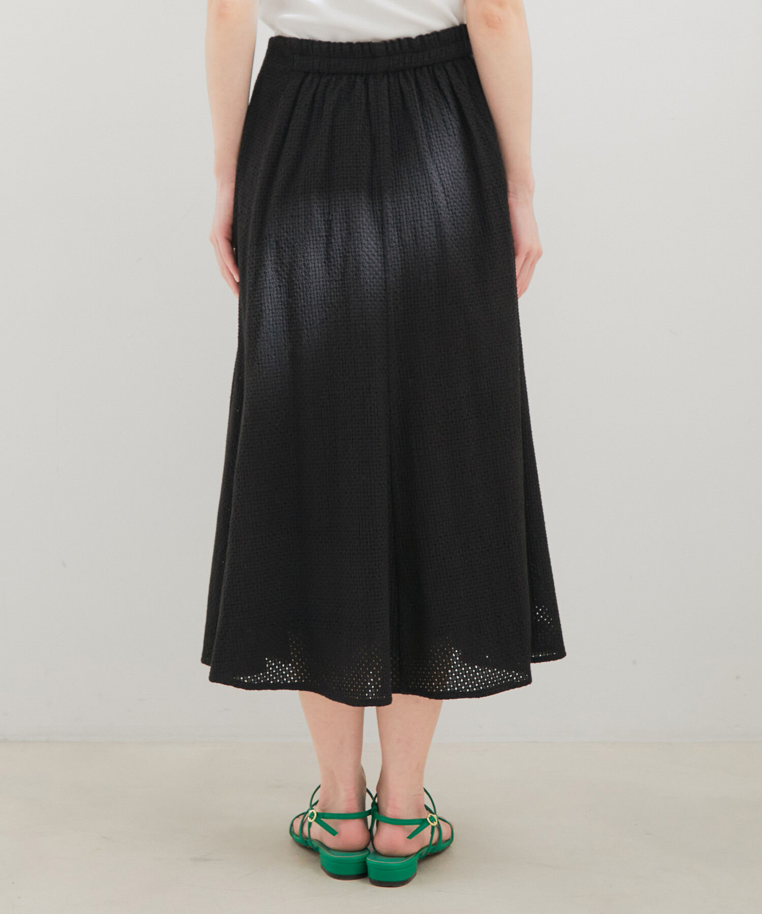 VIS「【セットアップ対応】幾何学レースマーメイドスカート」|スカート|