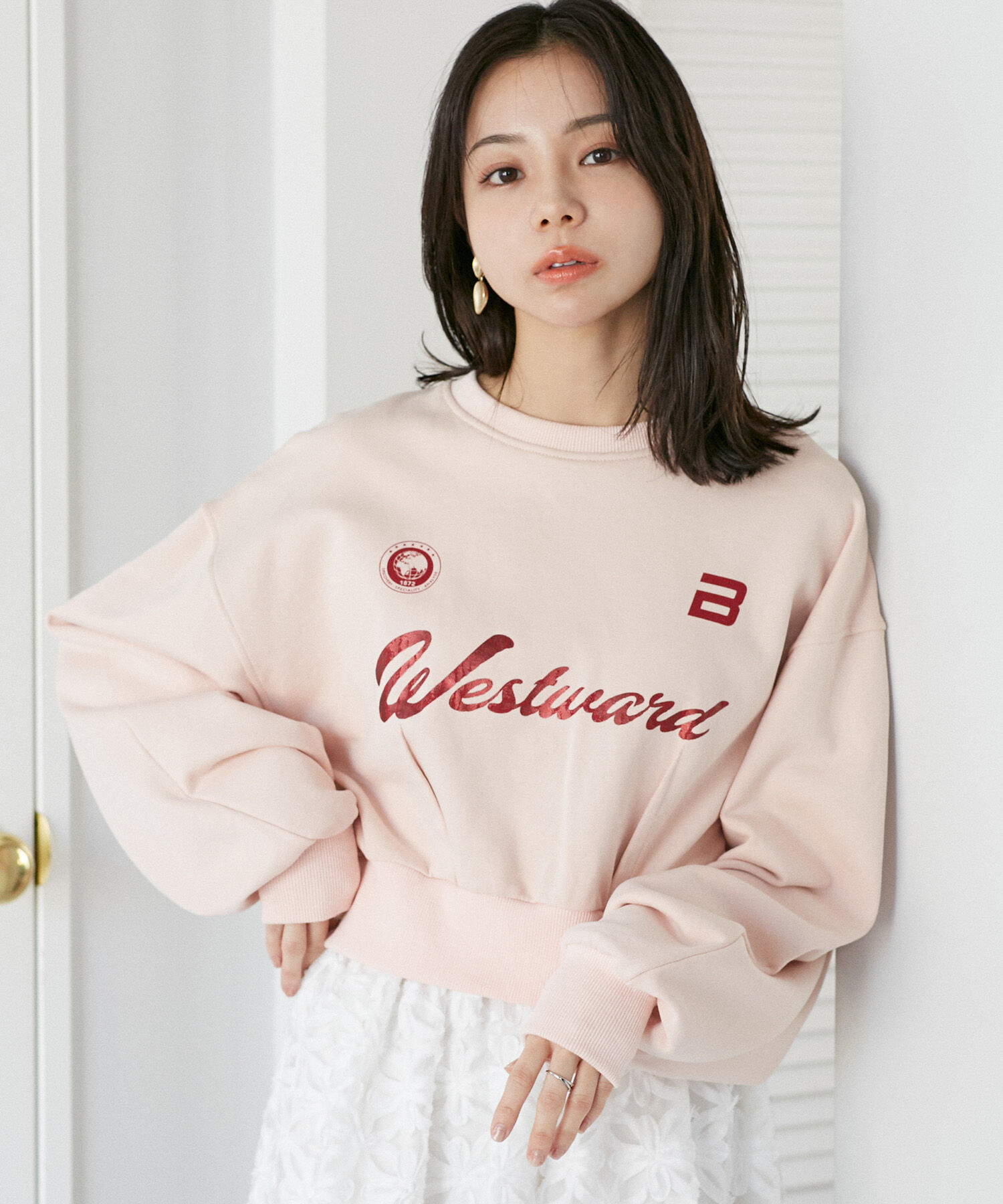 VIS「箔ロゴスウェットプルオーバー」|スウェット・ジャージ|