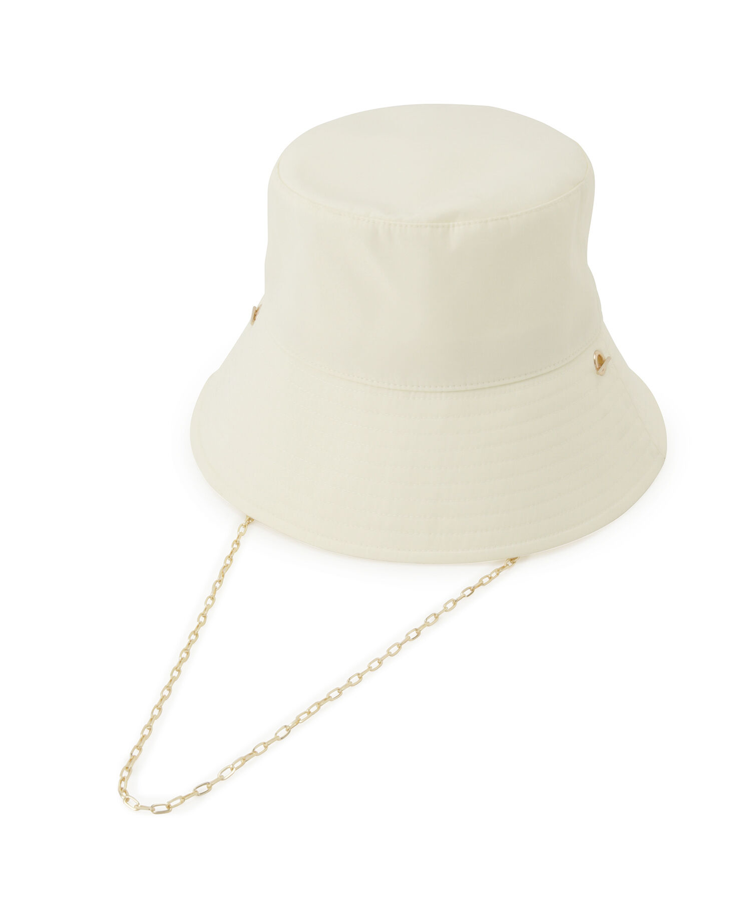 VIS「【吸水速乾】チェーン付つば広バケットハット」|ハット|