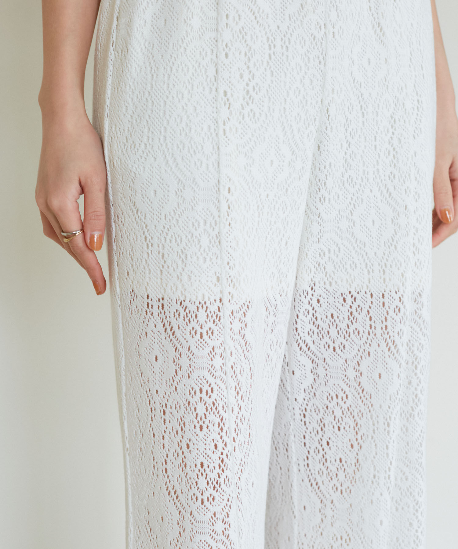 VIS「【洗える】セミフレアレースパンツ」|その他|