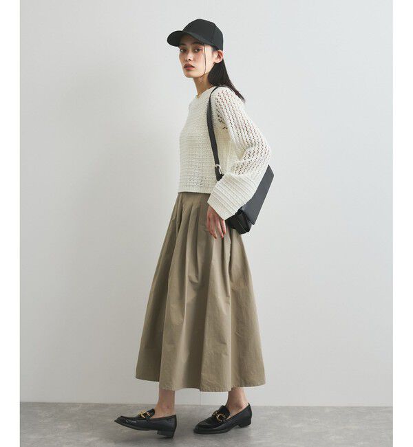 VIS「透かし編みニットプルオーバー」|ニット・セーター|