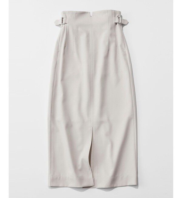 VIS「【美easy】コンフォートツイルウエストデザインIラインスカート【洗える/防シワ/UVケア】」|スカート|