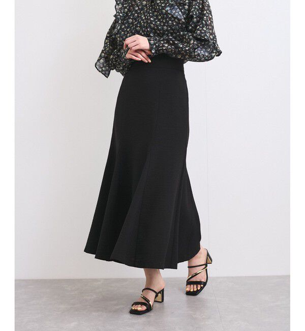 VIS「【美easy】リネンライクマーメイドスカート【洗える】【セットアップ対応】」|スカート|