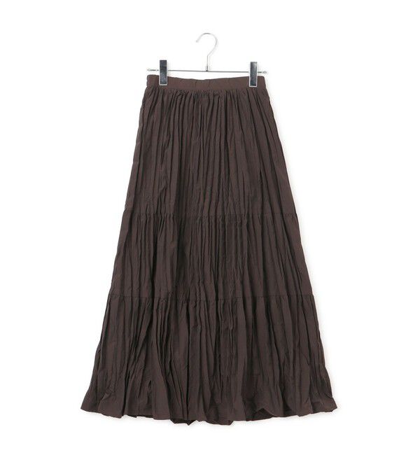 VIS「【洗える】ワッシャー加工スカート」|スカート|