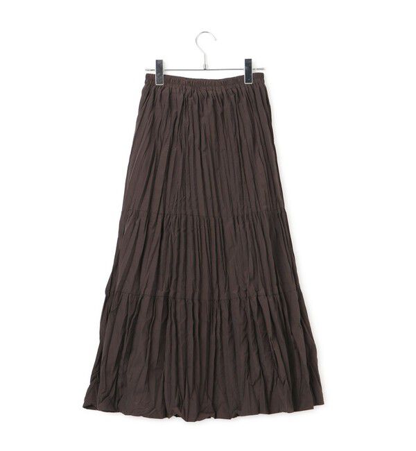 VIS「【洗える】ワッシャー加工スカート」|スカート|