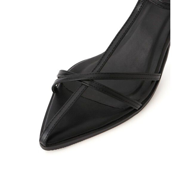 VIS「ナロークロスメタルヒールサンダル」|サンダル|