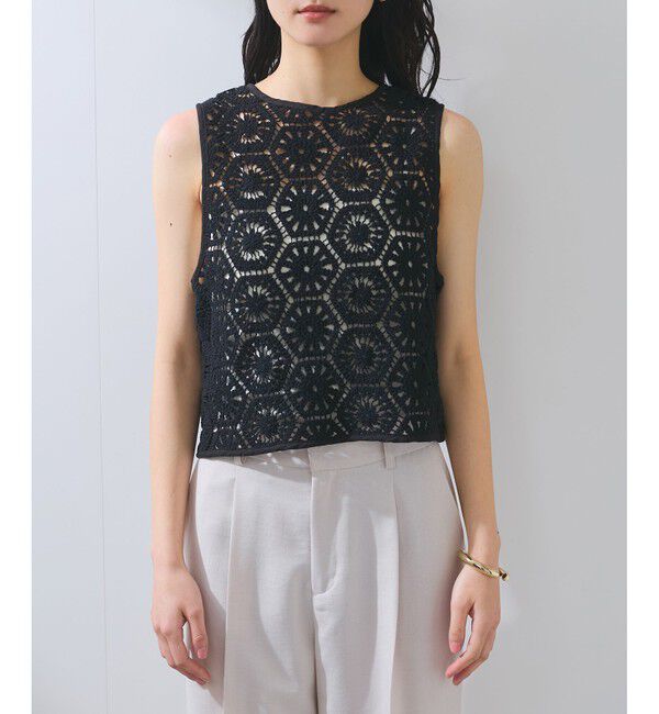 VIS「【WEB限定】【前後2WAY】サマーレースベスト」|ベスト・ジレ|