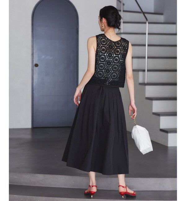 VIS「【WEB限定】【前後2WAY】サマーレースベスト」|ベスト・ジレ|