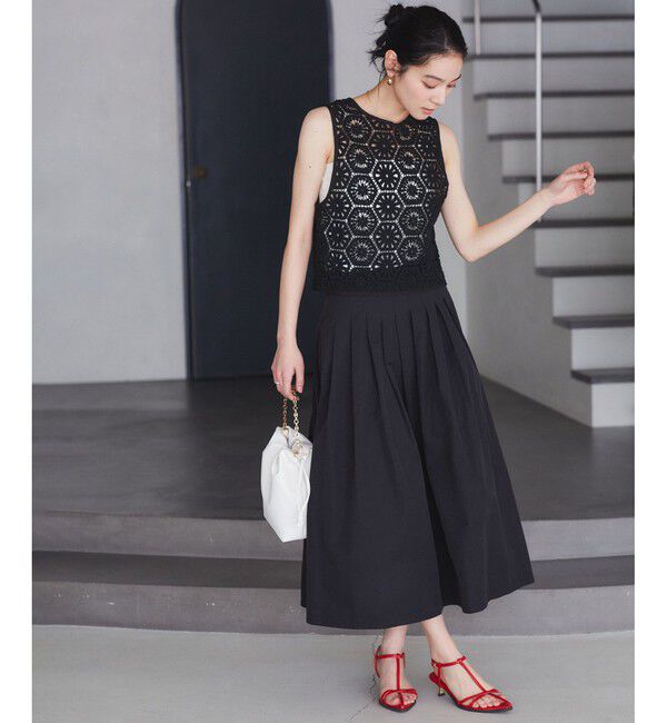 VIS「【WEB限定】【前後2WAY】サマーレースベスト」|ベスト・ジレ|