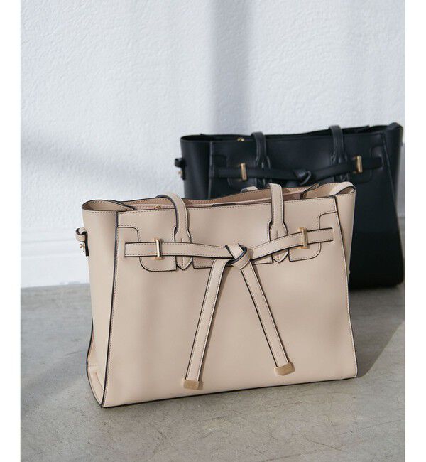 VIS「【A4収納】フラップタイトートバッグ」|トートバッグ|