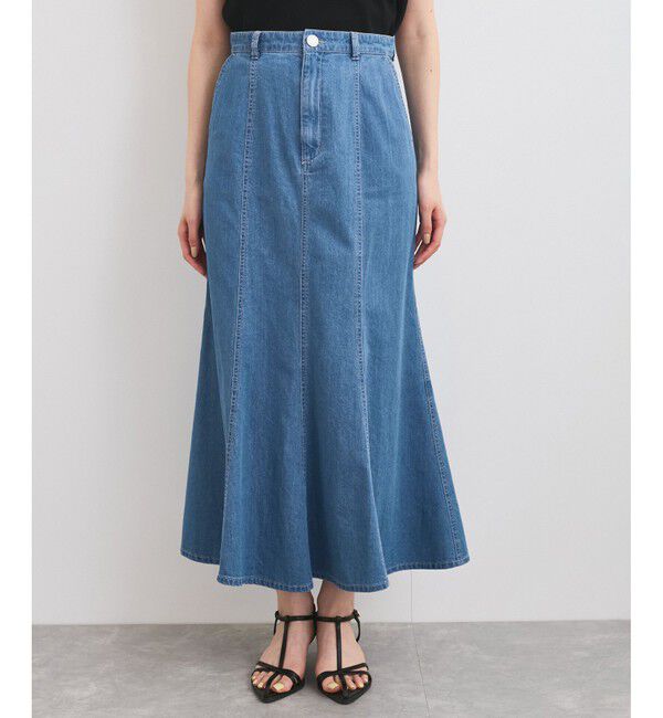 VIS「ライトデニムマーメイドスカート」|スカート|