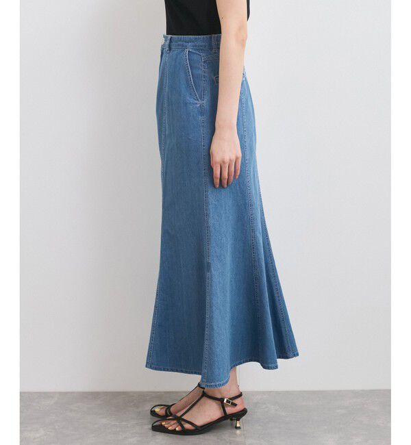 VIS「ライトデニムマーメイドスカート」|スカート|