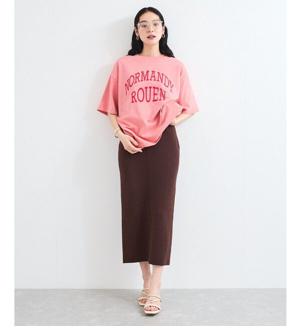 VIS「配色ニットタンクワンピース」|ワンピース|