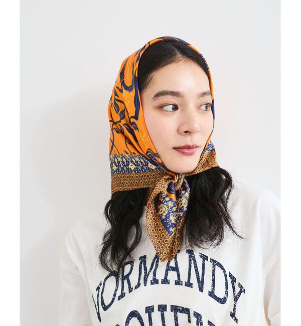 VIS「ポムグラネイト柄スカーフ70cm 」|バンダナ・スカーフ|