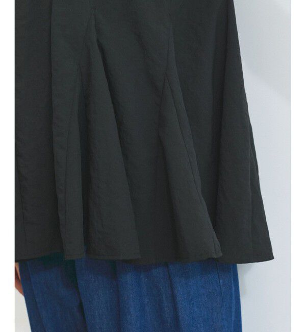 VIS「【防シワ/洗える】スキッパーフレアブラウス」|シャツ・ブラウス|