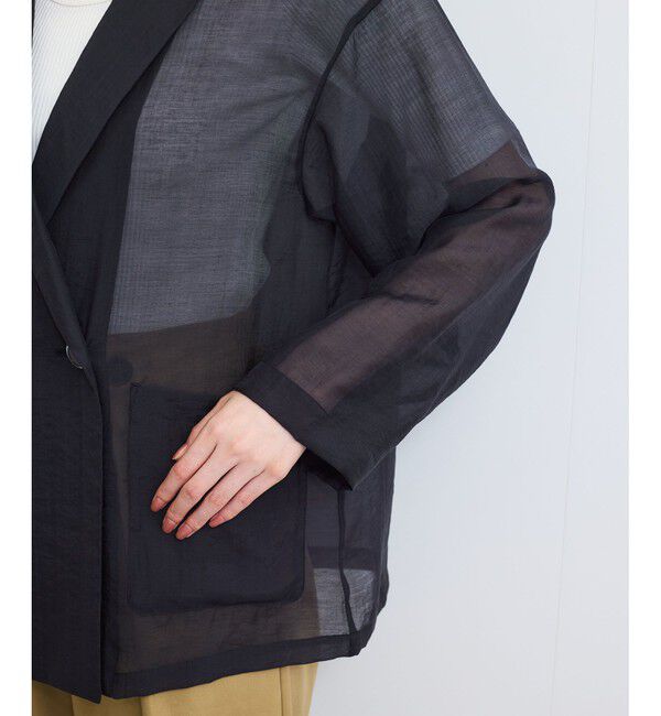 VIS「シアーリラックスジャケット」|テーラードジャケット|