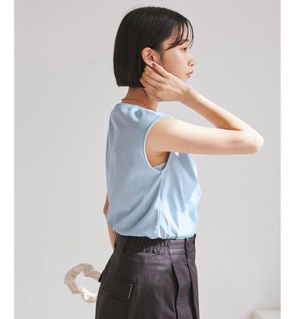 VIS「アシメギャザートップス」|Tシャツ・カットソー|