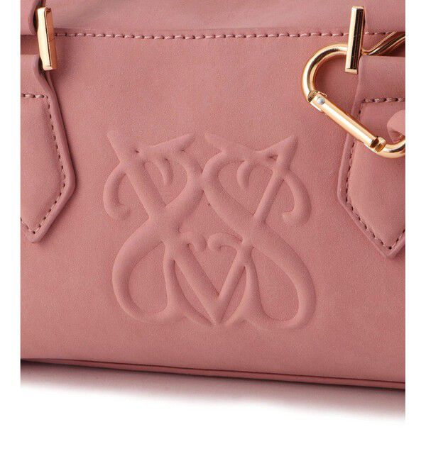 VIS「ロゴスエードミニボストンバッグ/2WAY」|ボストンバッグ|