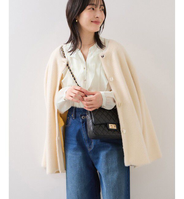 VIS「シアーラッフルブラウス/イージーケア」|シャツ・ブラウス|