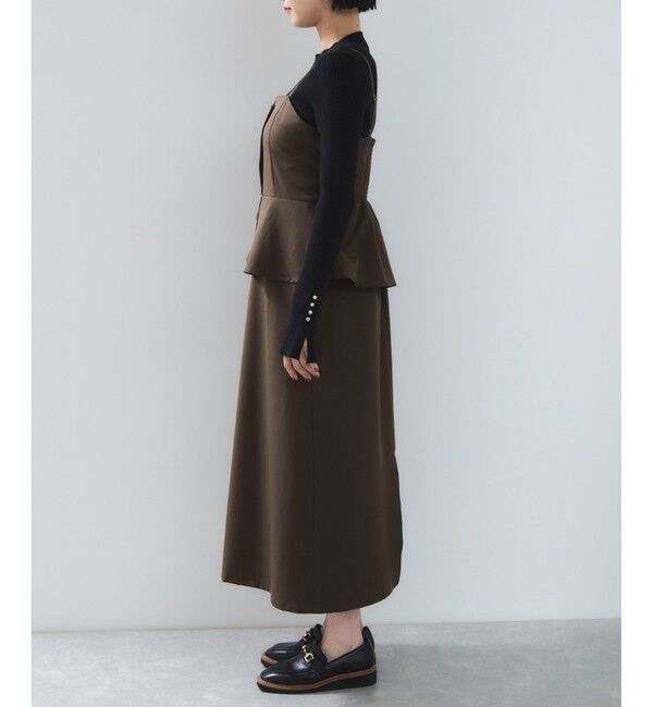 VIS「ビスチェドッキングライクキャミワンピース」|ワンピース|