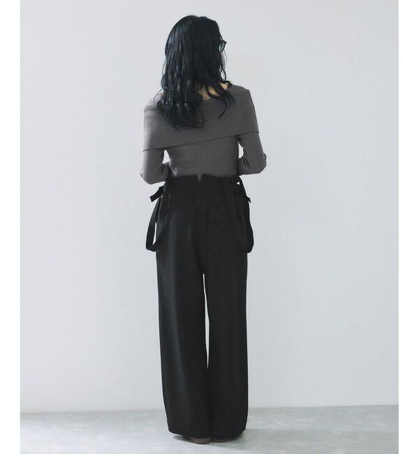 VIS「サスペンダー付き2WAYワイドパンツ」|チノ|