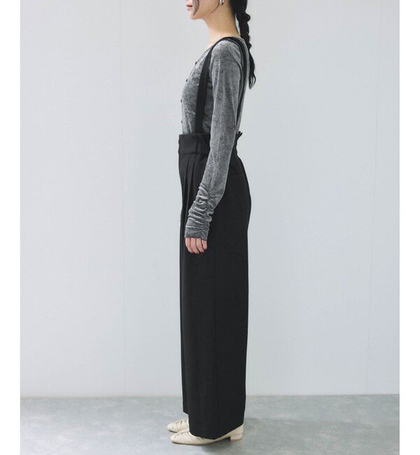 VIS「サスペンダー付き2WAYワイドパンツ」|チノ|