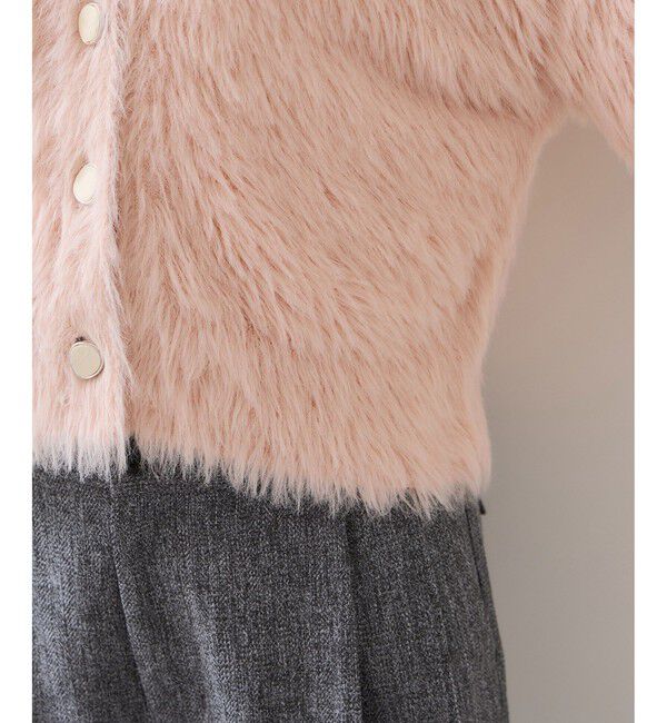 VIS「ラビットライクVネックカーディガン/イージーケア・WEB限定カラー」|カーディガン|