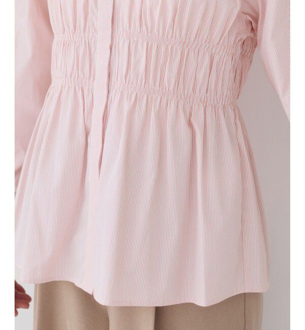 VIS「シャーリングデザインシャツ」|シャツ・ブラウス|