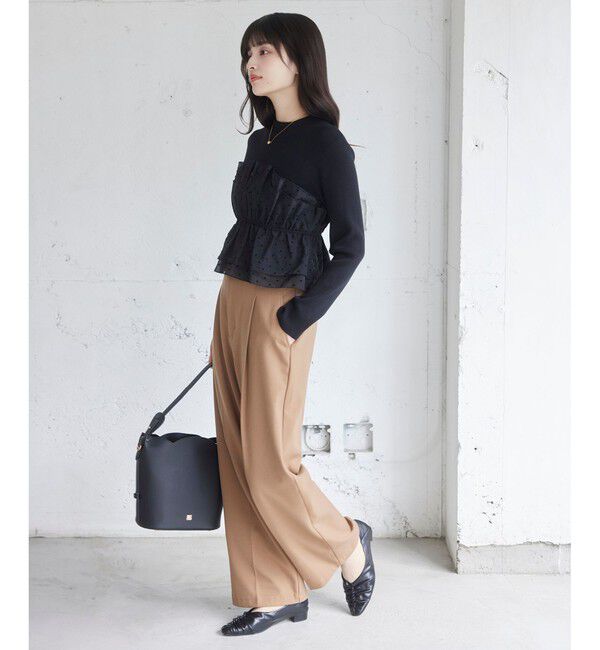 VIS「ビスチェドッキングニットプルオーバー/セットアップ対応」|ニット・セーター|