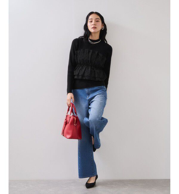 VIS「ビスチェドッキングニットプルオーバー/セットアップ対応」|ニット・セーター|