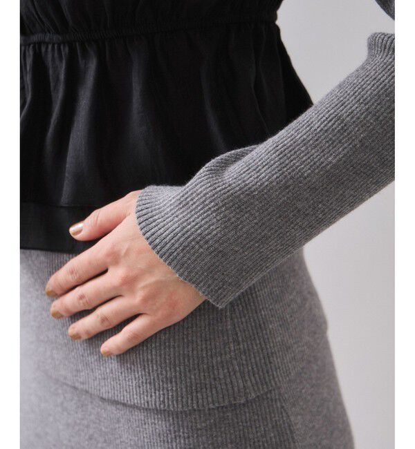 VIS「ビスチェドッキングニットプルオーバー/セットアップ対応」|ニット・セーター|