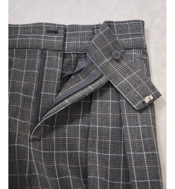 VIS「Hot Beautyツータックワイドパンツ/イージーケア」|チノ|