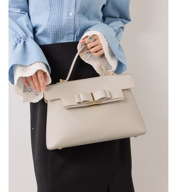 VIS「リボンベルトワンハンドルバッグ/軽量・2WAY」|ハンドバッグ|