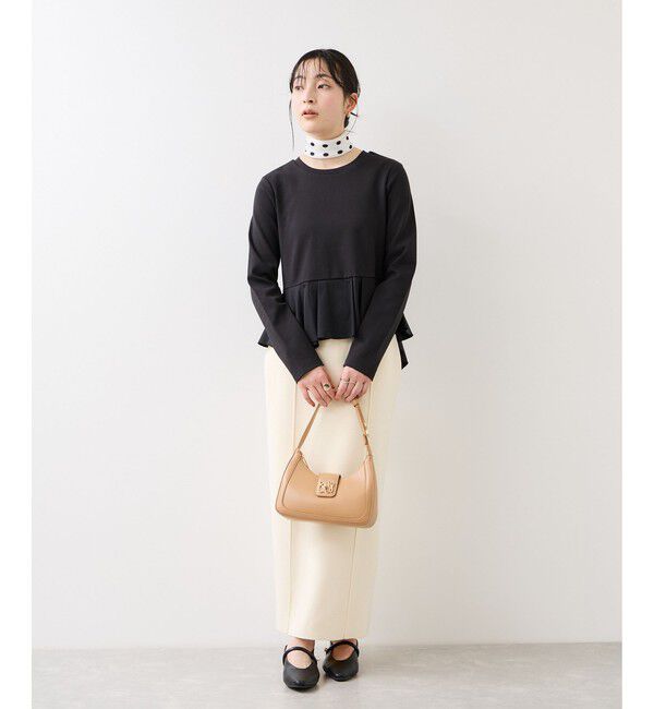 VIS「イレギュラーヘムペプラムカットソープルオーバー」|Tシャツ・カットソー|