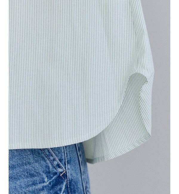 VIS「【SWIMMER&times;VIS】ポイント刺しゅうストライプシャツ」|シャツ・ブラウス|