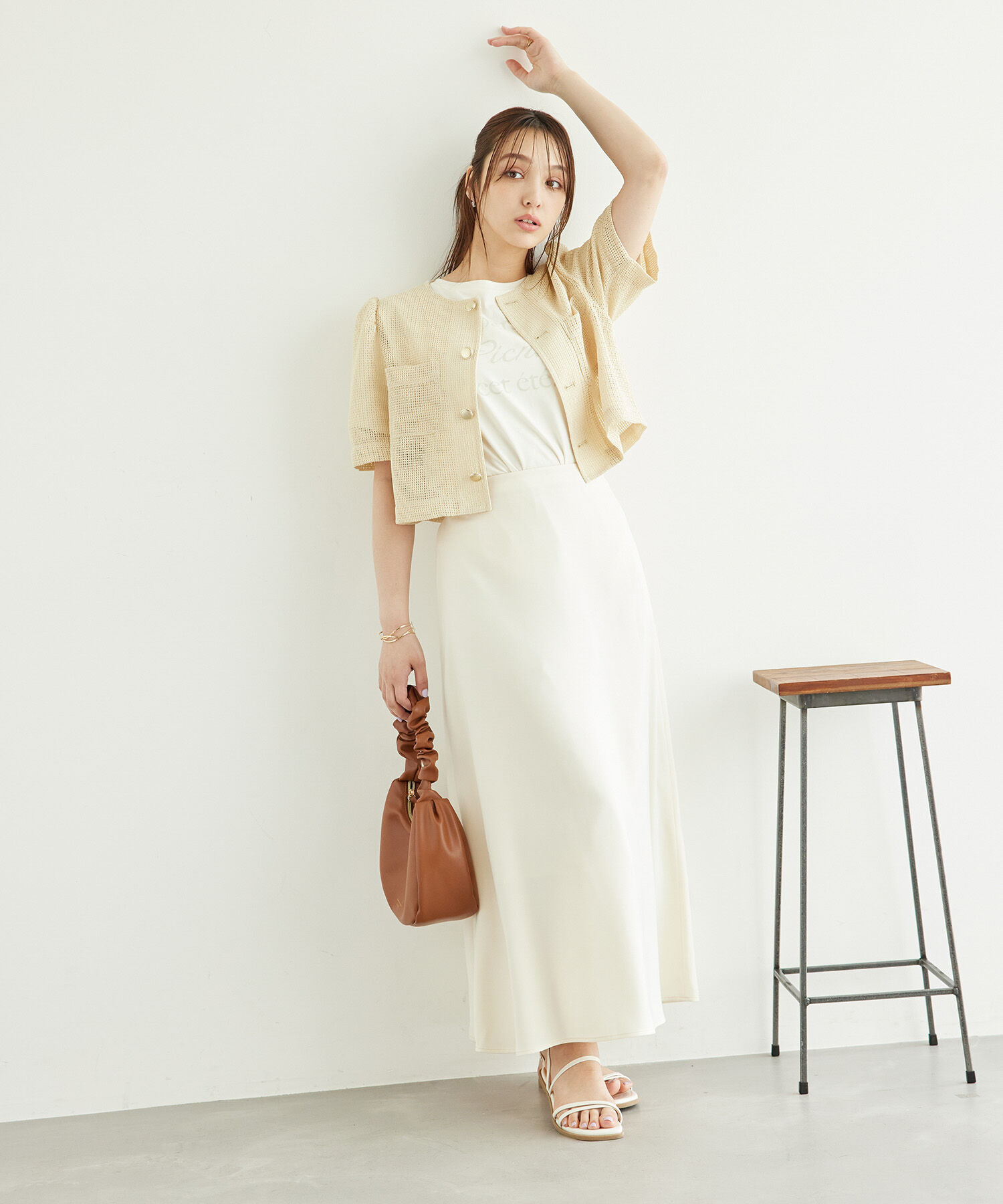 Rope&rsquo;Picnic「【ご好評につき追加生産】カーディジャケット」|ノーカラージャケット|