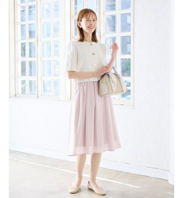 Rope&rsquo;Picnic「着丈が選べるギャザースカート」|スカート|