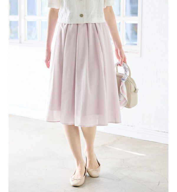 Rope&rsquo;Picnic「着丈が選べるギャザースカート」|スカート|