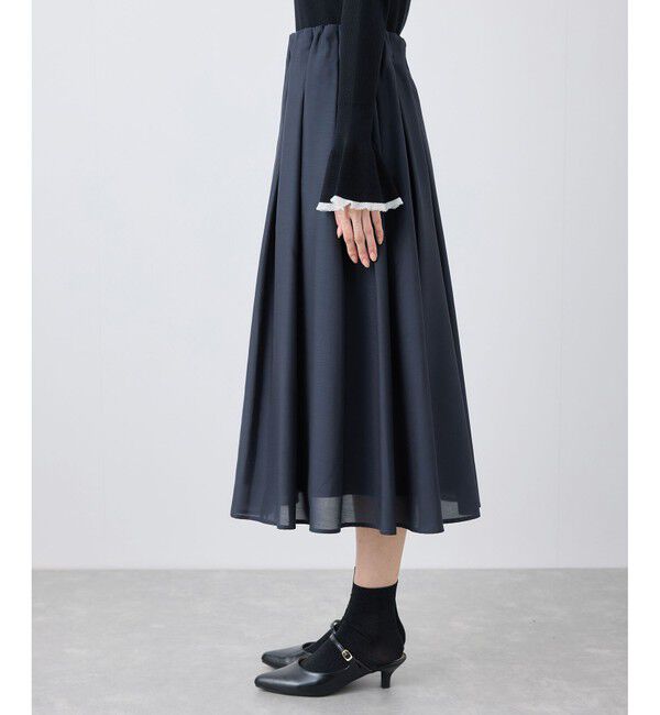 Rope&rsquo;Picnic「着丈が選べるギャザースカート」|スカート|