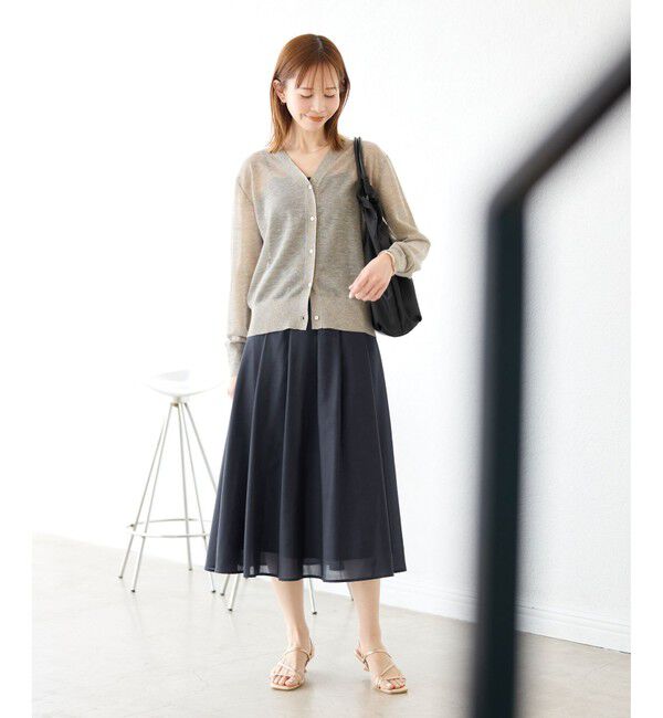 Rope&rsquo;Picnic「着丈が選べるギャザースカート」|スカート|