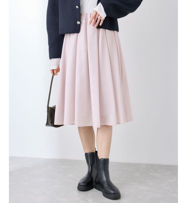 Rope&rsquo;Picnic「着丈が選べるギャザースカート」|スカート|