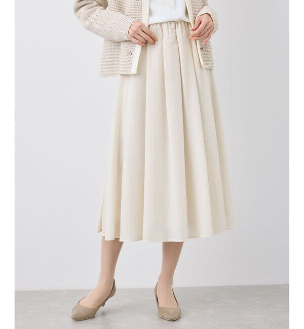 Rope&rsquo;Picnic「着丈が選べるギャザースカート」|スカート|