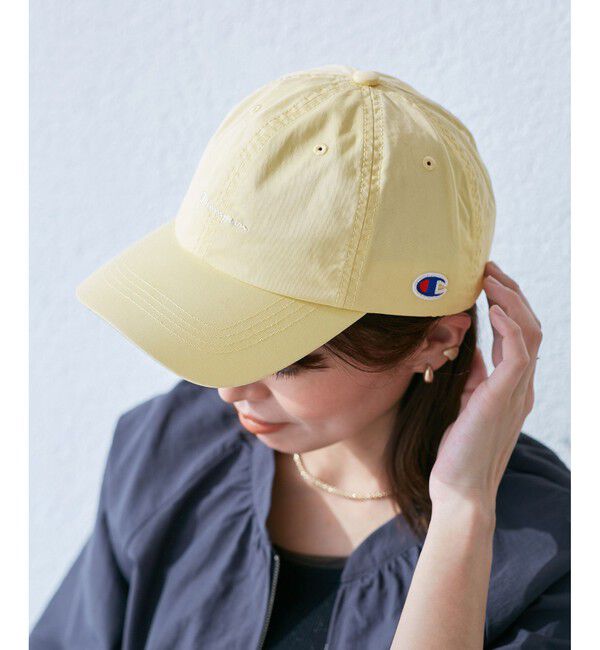 ROPE PICNIC PASSAGE「【Champion/チャンピオン別注】ウォッシュツイルハイキャップ」|キャップ・キャスケット|イエロー系(81)