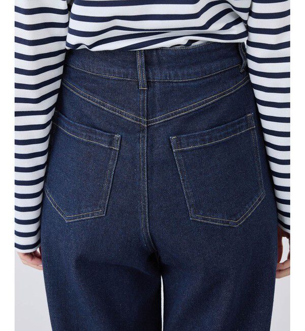 Rope&rsquo;Picnic「【ウエスト革命デニム】ウエストシェイプデニムワイドパンツ」|デニム|