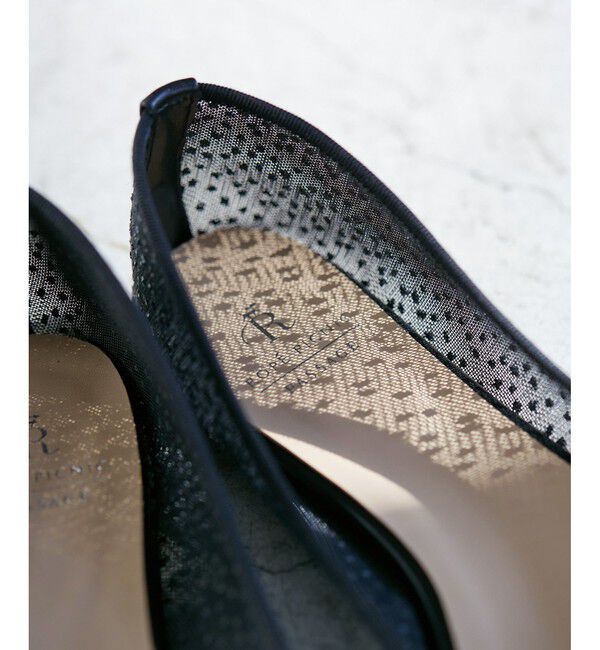 ROPE PICNIC PASSAGE「【AIRina/エアリーナ】軽くてやわらかいシアーグリッターバレエシューズ」|バレエシューズ|