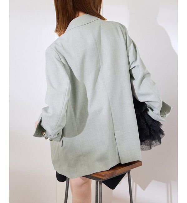 Rope&rsquo;Picnic「カナパ 金ボタンジャケット/セットアップ対応・UV・抗菌防臭・接触冷感」|テーラードジャケット|