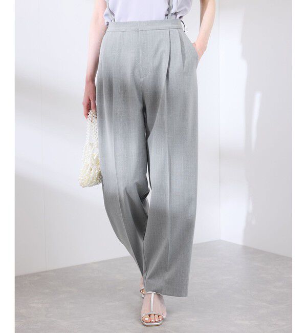 Rope&rsquo;Picnic「【3サイズ展開】サスペンダー付きワイドパンツ」|チノ|