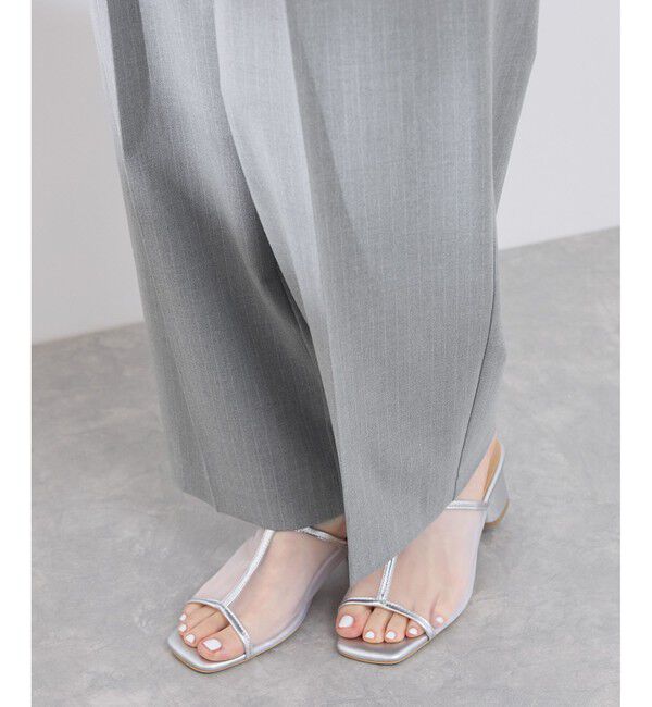 Rope&rsquo;Picnic「【3サイズ展開】サスペンダー付きワイドパンツ」|チノ|