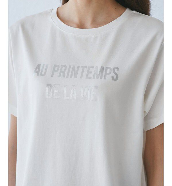 Rope&rsquo;Picnic「【UVカット・洗濯機OK・接触冷感】RENUロゴTシャツ」|Tシャツ・カットソー|