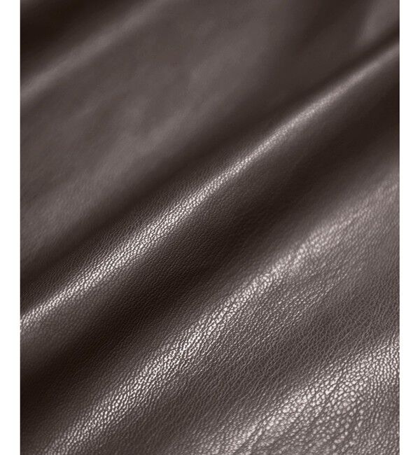 Rope&rsquo;Picnic「シンセティックレザーフレアロングスカート」|スカート|